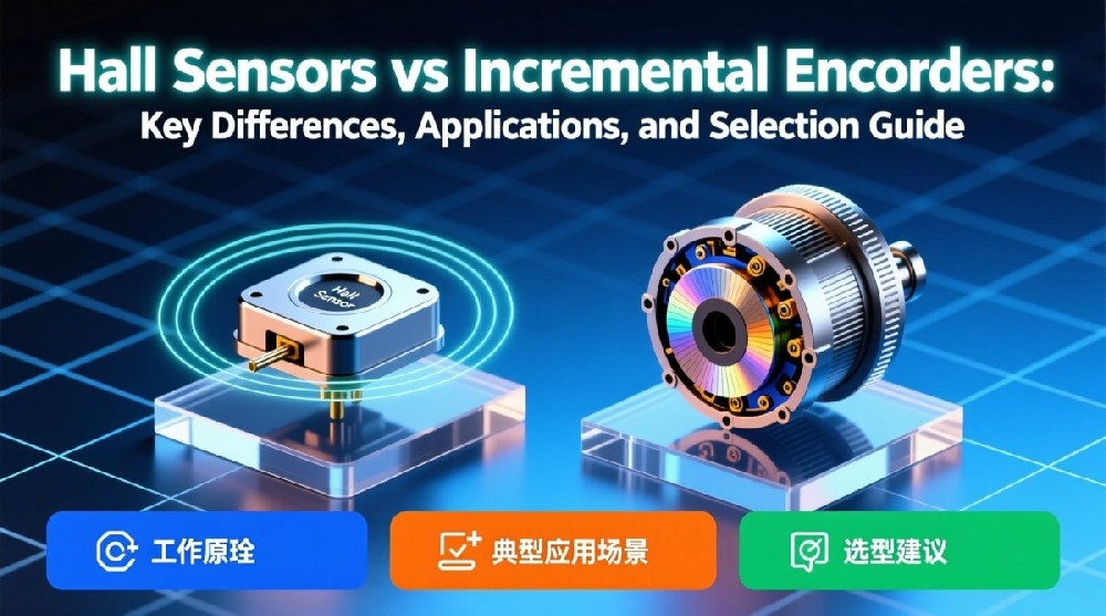 Hall Sensors vs Incremental Encoders: Key Differences, Applications, and Selection Guide