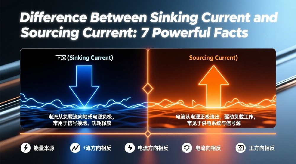 Difference Between Sinking Current and Sourcing Current: 7 Powerful Facts